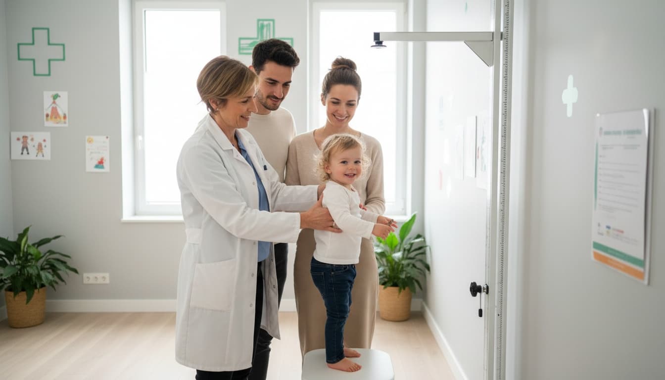 Croissance de l'enfant : comprendre les courbes de poids et taille