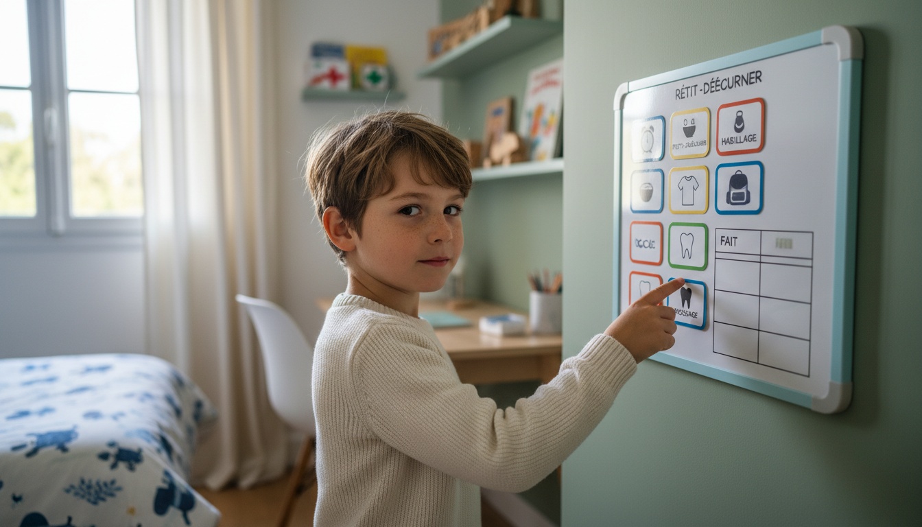 Outils d'organisation pour enfant hyperactif